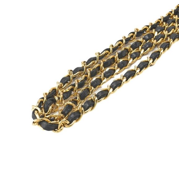 Authentic CHANEL Vintage Matelasse Lambskin Leather Quilted Shoulder Bag Chain - Picture 6 of 10